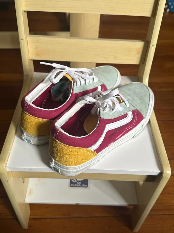 Vans Old Skool Colorblock Skate Shoes - Image 4
