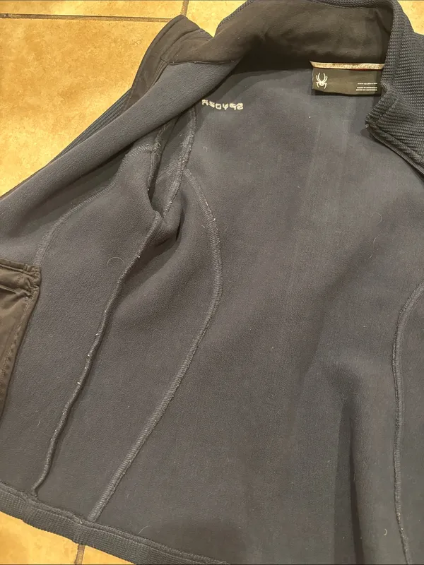 SPYDER Endure Navy Full Zip Mid-Weight Stryke Jacket - Image 6