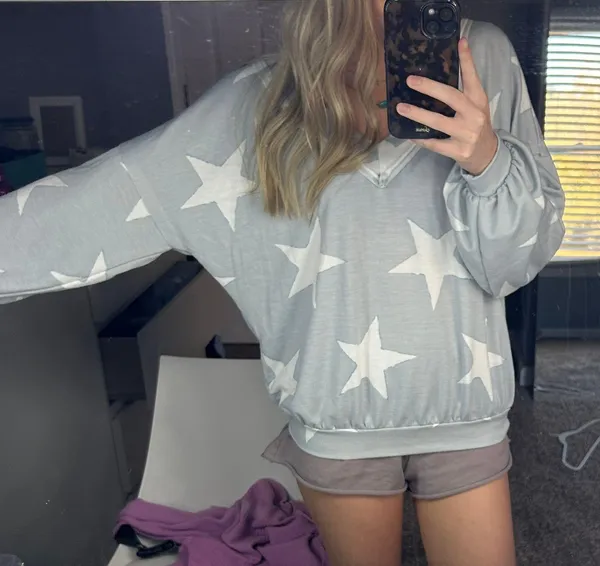 Altar'd State Star Long Sleeve Shirt - Image 2