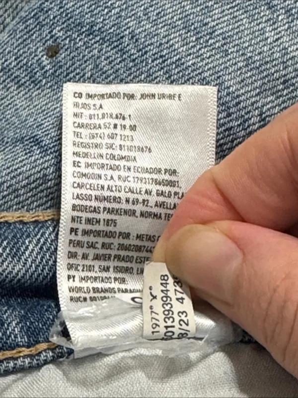American Eagle Strigid Curvy Embellished Bling Super High Waist Baggy Straight Jeans sz 10L - Image 10