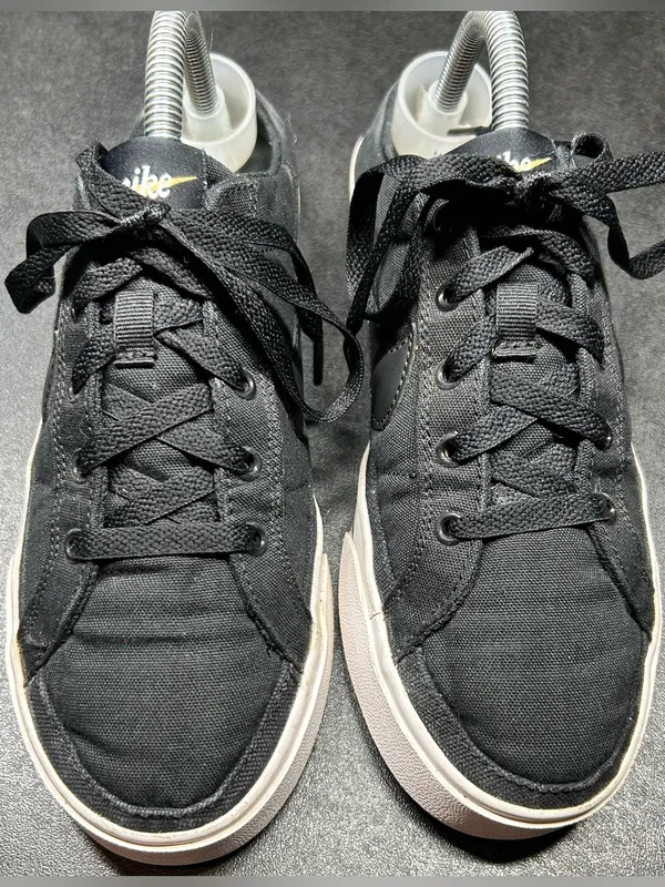 Nike Women’s Size 9.5 Court Legacy Mule Shoes Black Slip On Sneakers - Image 3