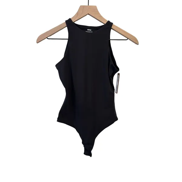 Skims Fits Everybody High Neck Bodysuit Onyx Size Small NWT - Image 5