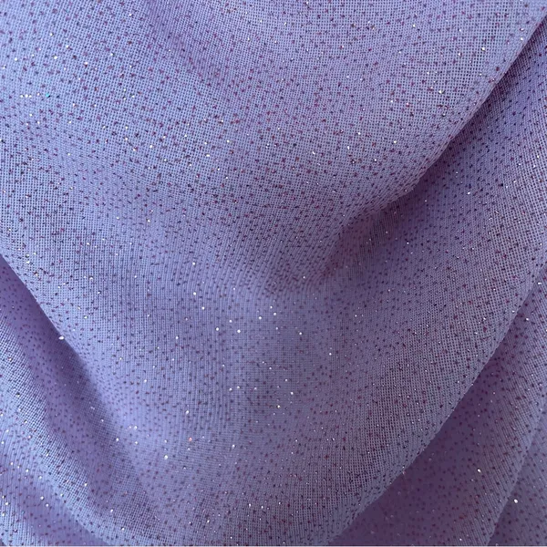 White Fox Barbie Girl Mini Dress Lilac Size Medium Glitter Party Homecoming Prom - Image 4