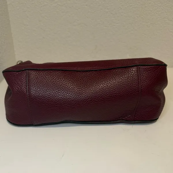 Kate Spade Polly Medium Leather Shoulder Hobo Bag Cherrywood Burgundy Wine - Image 7