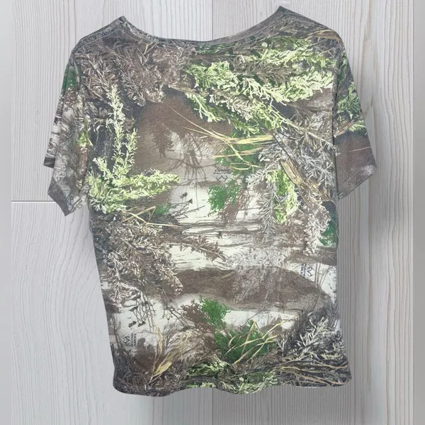 REALTREE Women’s Camo V Neck Tee - Image 3