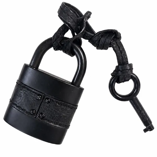 CHLOE Replacement Black Leather / Black Metal Large Lock & Black Large Key - Image 7