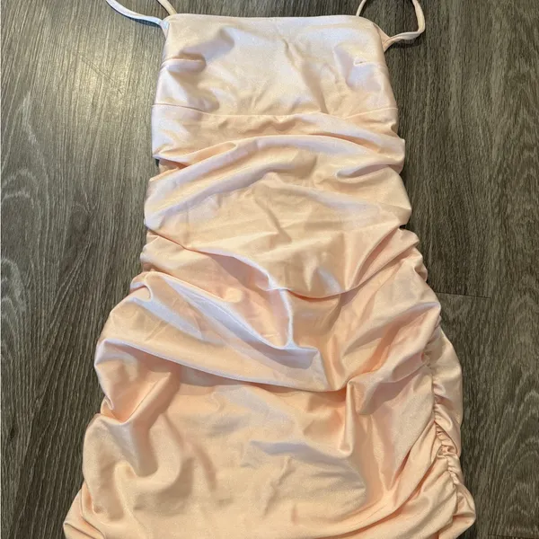 Lucy in the Sky Light Pink Mini Dress - Image 5