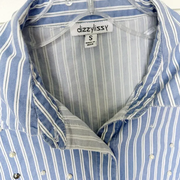 Dizzylizzy Pearl Button Front Shirt - Image 6
