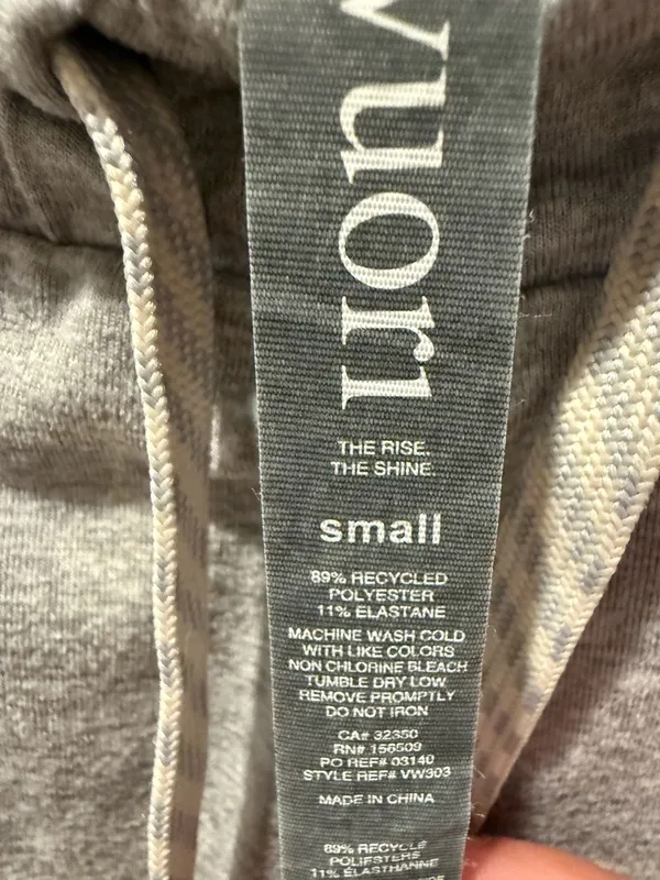 Vuori Jogger Pants Size Small Gray Sweatpants - Image 3