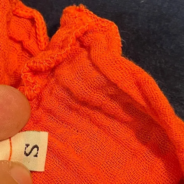 LA VI Crop Top Orange - Image 9