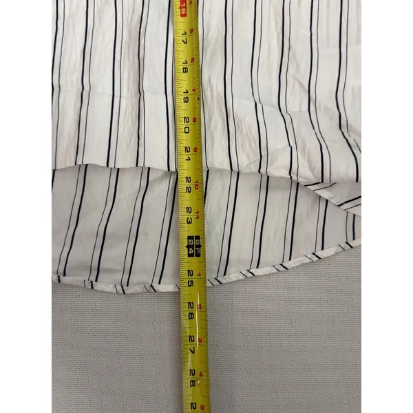 Anthropologie Women's striped Oversized NWT Blouse size S - Image 7