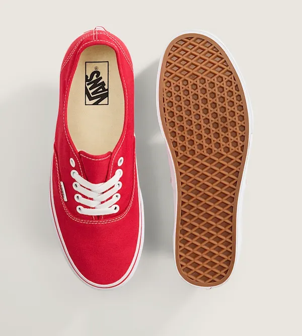 Vans Red Authentic Shoes - Image 3
