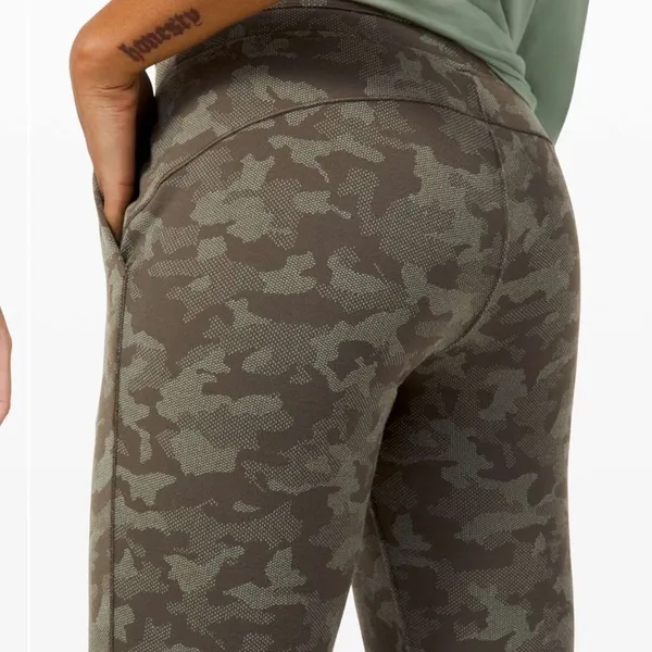 Lululemon Ready to Rulu Jogger 29" Heritage Camo Dark Olive Green Twill Size 6 - Image 5