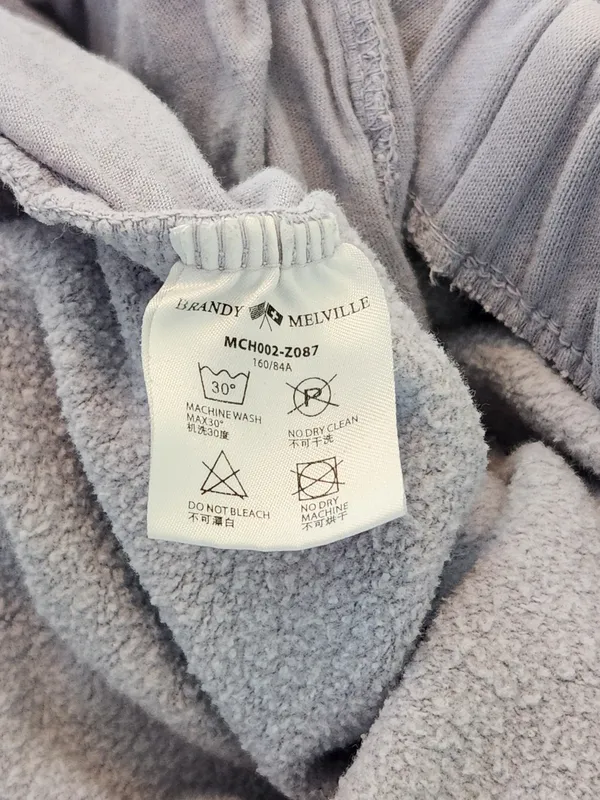 John Galt Light Purple-Gray Sweatpants One Size Flaw - Image 10