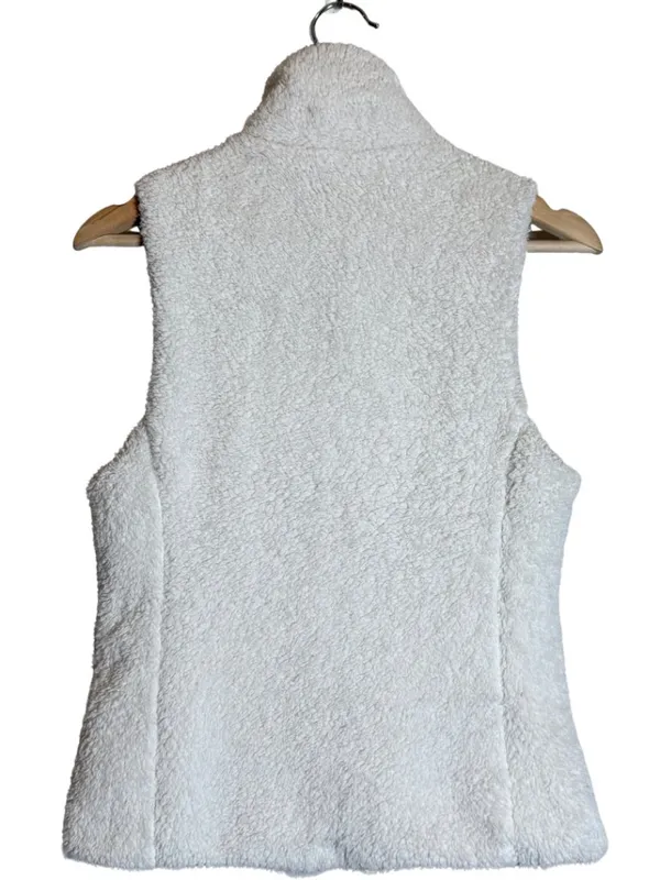 Patagonia Los Gatos Teddy Vest Women's Small Birch White Full Zip Outdoor Hiking - Image 2