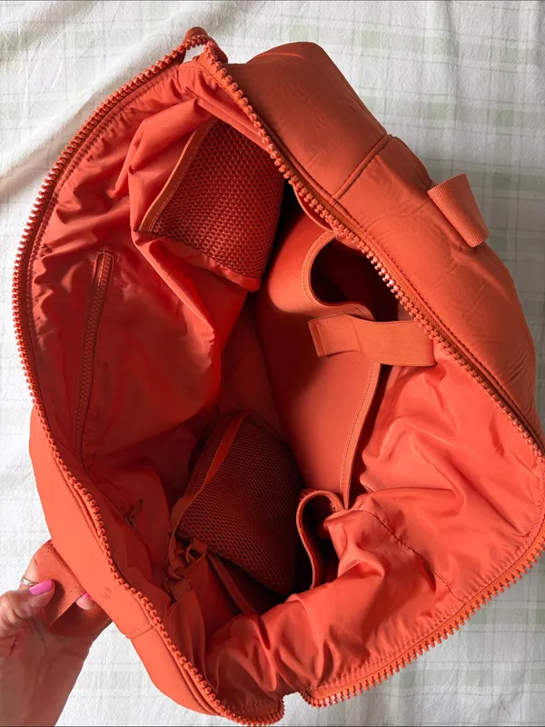 Dagne Dover Orange Neoprene Tote - Image 5