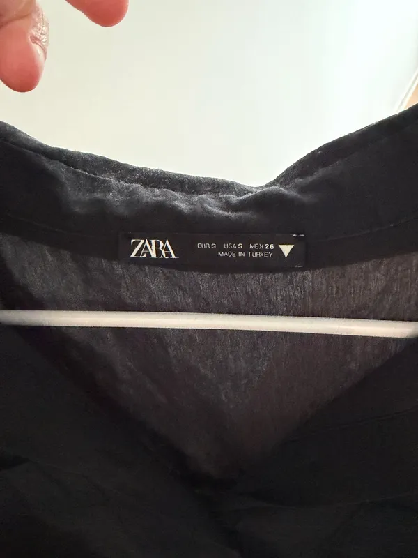 ZARA Top Black Crop - Image 2