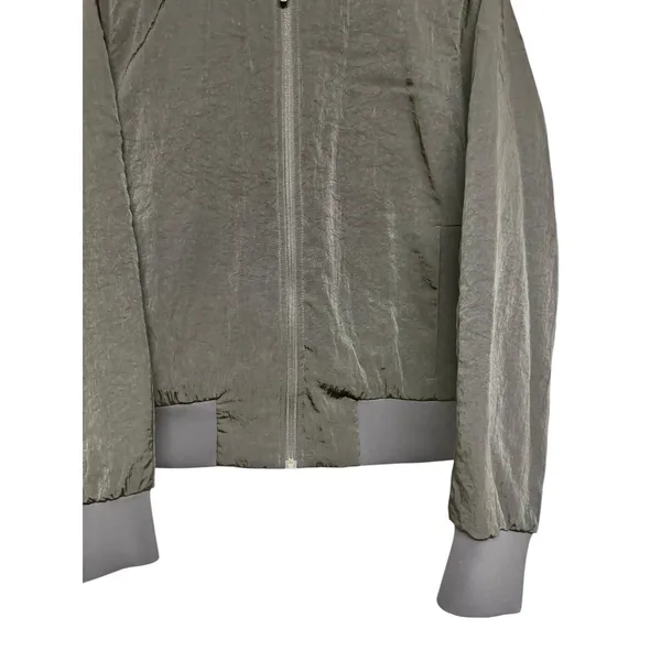 Lululemon Non-Stop Bomber Jacket Reversible Black Women's Size‎ 12 - Image 5