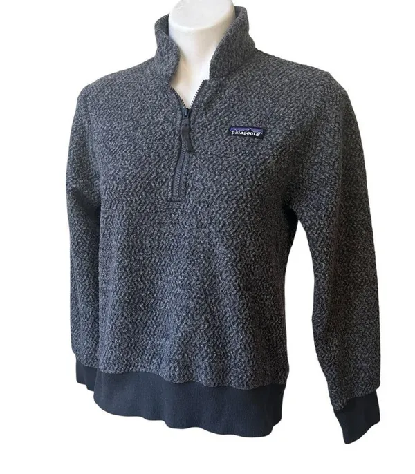 Patagonia Woolyester Fleece Pullover, Sz S - Image 3
