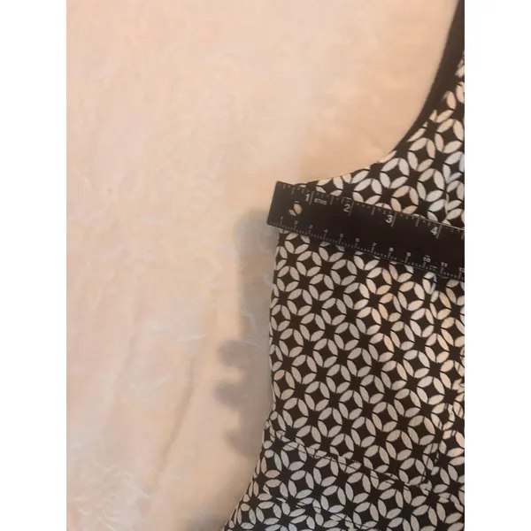 WHITE HOUSE BLACK MARKET black and white dress SZ 14 - Image 12