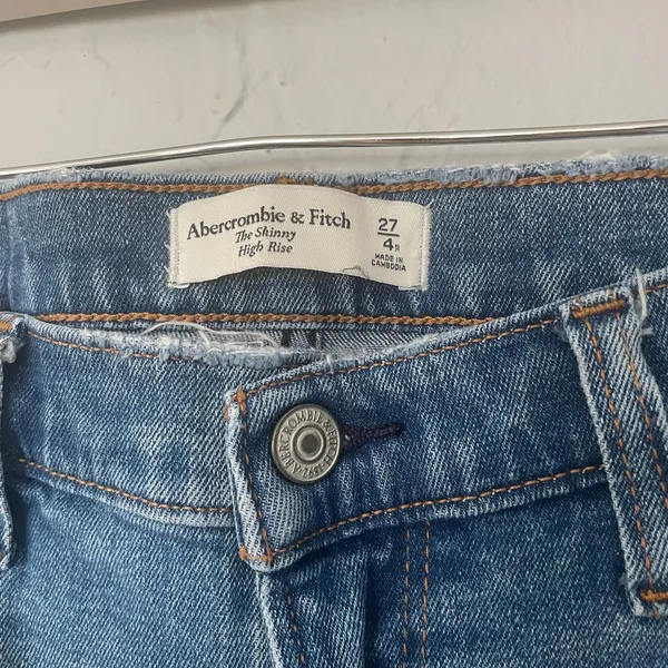 Abercrombie & Fitch Jeans The‎ Skinny High Rise 27" size 4 Classic - Image 2