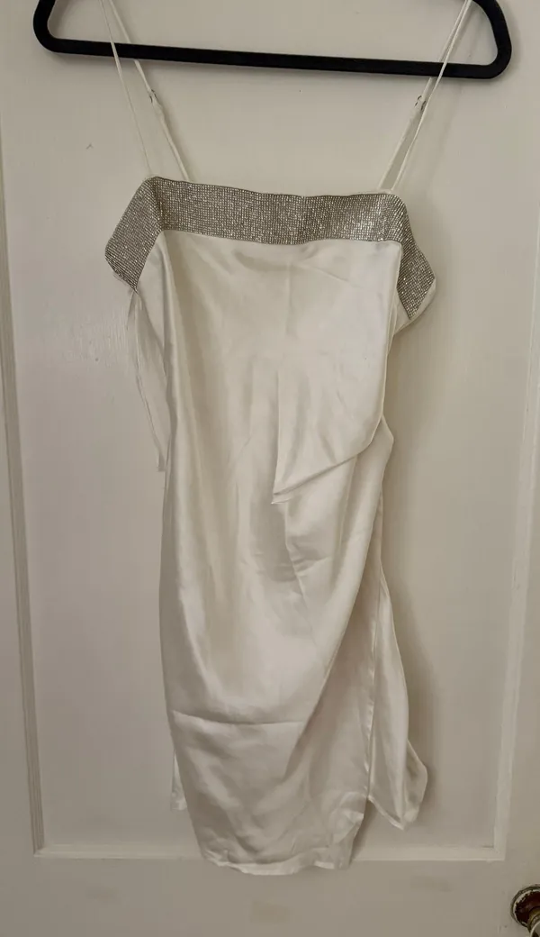 Saints And Secrets White Mini Dress - Image 3