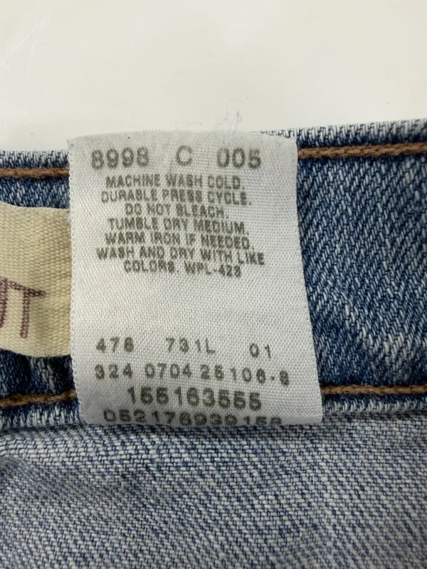 Levis 515 Bootcut Jeans Y2K Light Wash Mid Rise‎ Stretch Denim Blue Womens 12 - Image 9