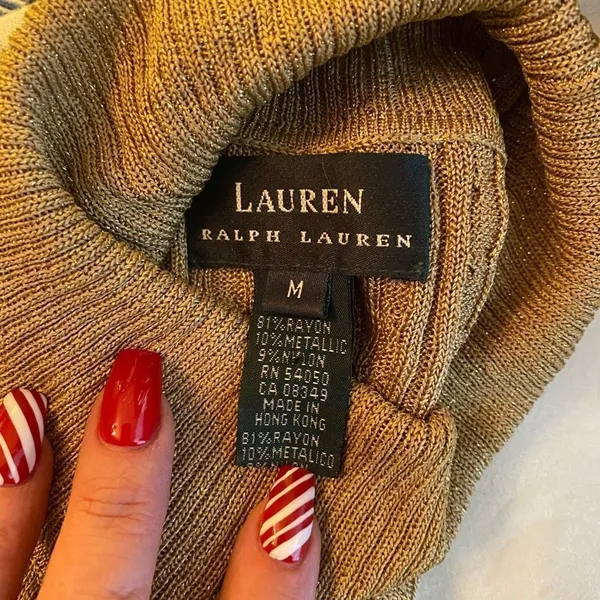 Vintage Lauren‎ Ralph Lauren Turtleneck Sweater - Image 2