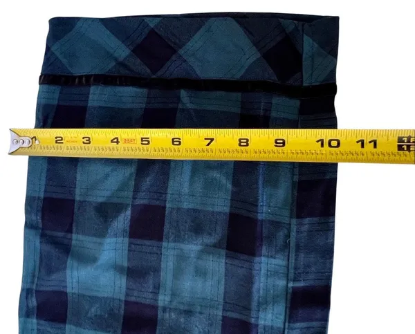 Victorias Secret Pink Pajamas Sz M Flannel Forrest Green Black Plaid Cotton NWT - Image 11