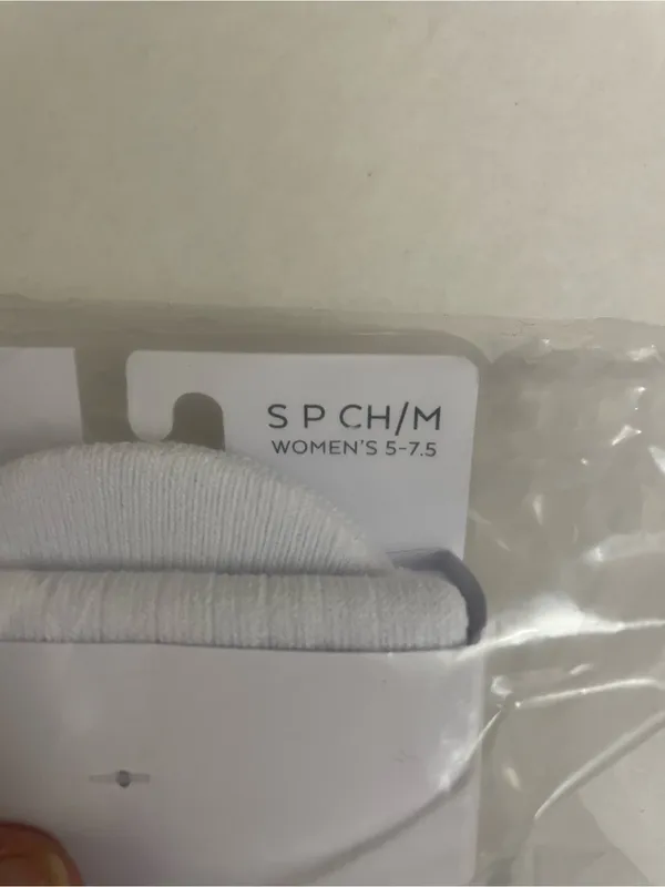ALO Yoga NWT Strappy Siren Grip Socks White Size S M - Image 7