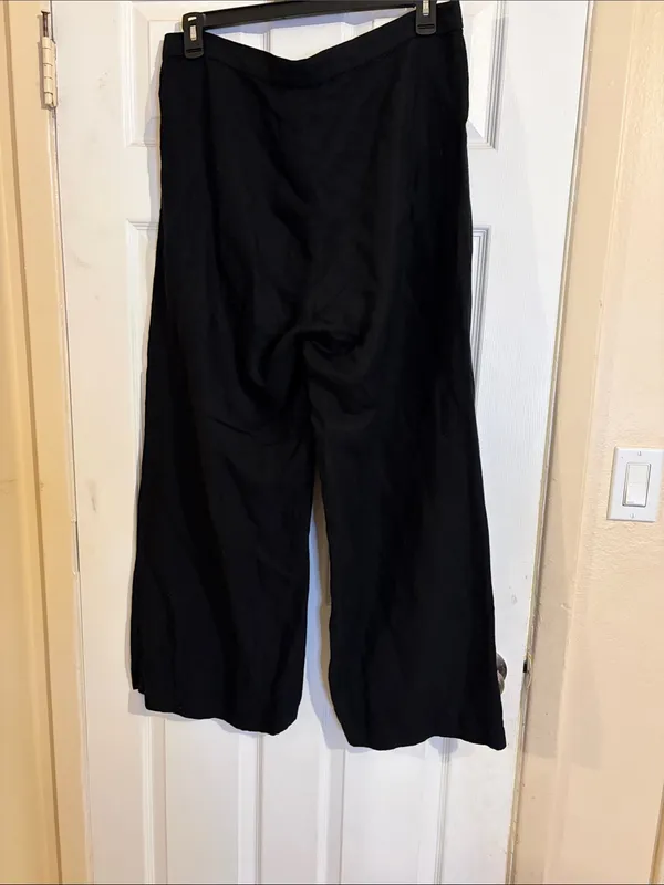 H&M Black Wide-Leg Men's Dress Pants - Image 4