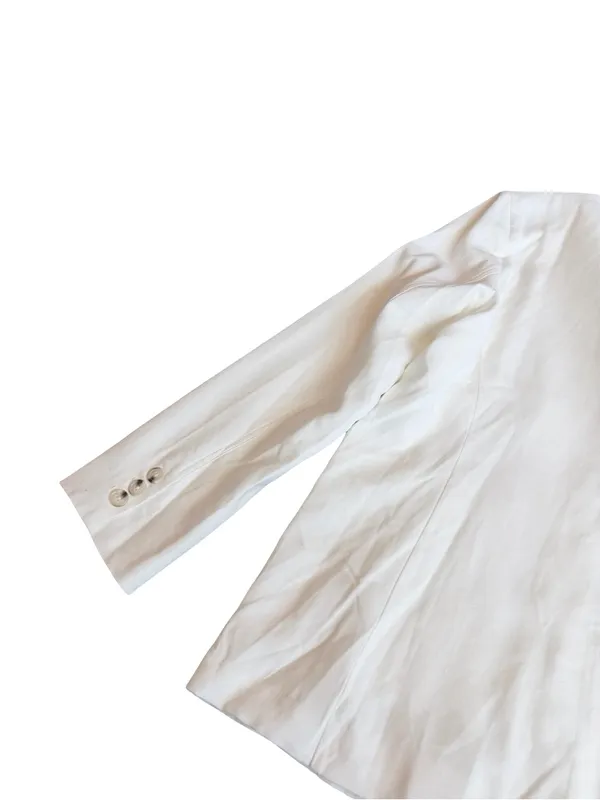 Tuckernuck Studio McGee White Linen Blend Blazer Pockets XX-Large Women's NWT - Image 11