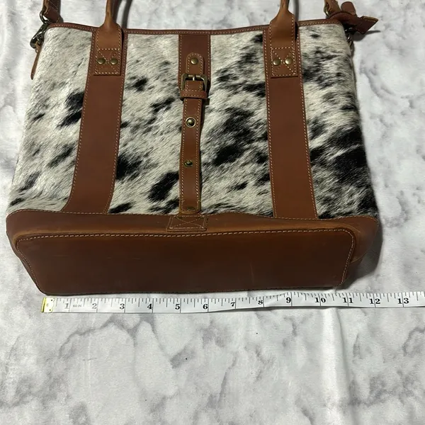 Myra Bag Crossbody Two Sided Purse Brown - Image 5