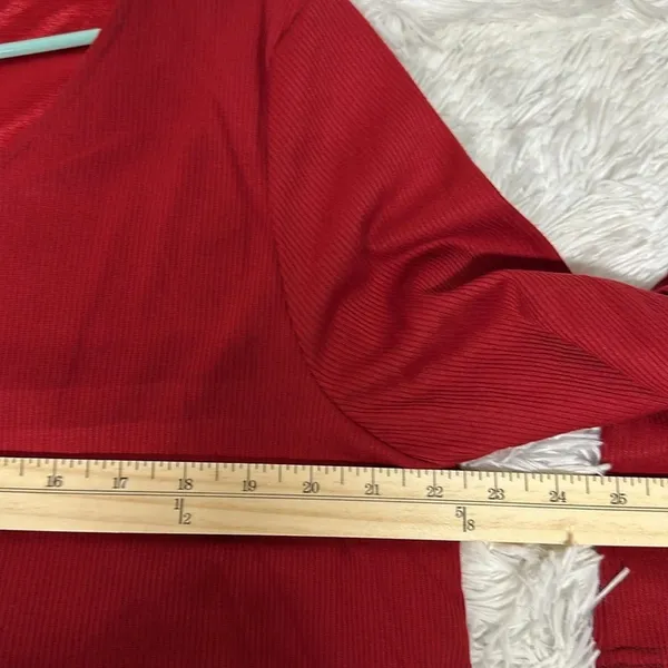 Xiang Ri Kui Red Layered Tunic Size XXL - Image 8