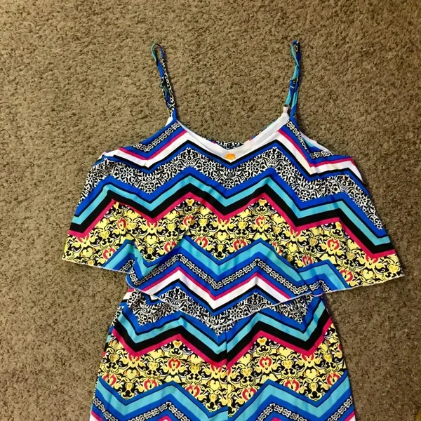 Magic Colorful Jumpsuit Sz M Gently Used - Image 7