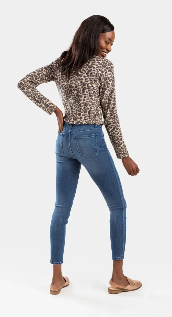 Harper Heritage Medium Wash Skinny Jeans - Image 2