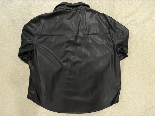 Leather Button-Up  - Image 2