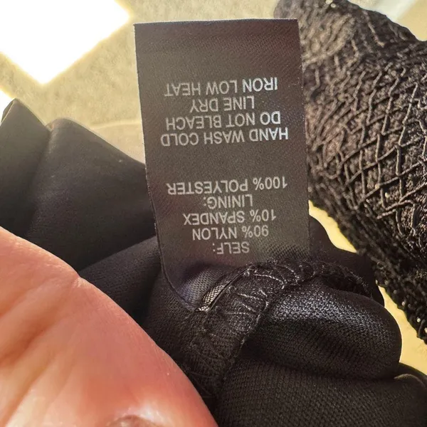 Lulus Black Lace Top - Image 6