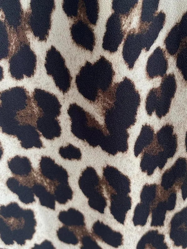 Vince Camuto leopard print sleeveless blouse work office business casual fall XS - Image 4