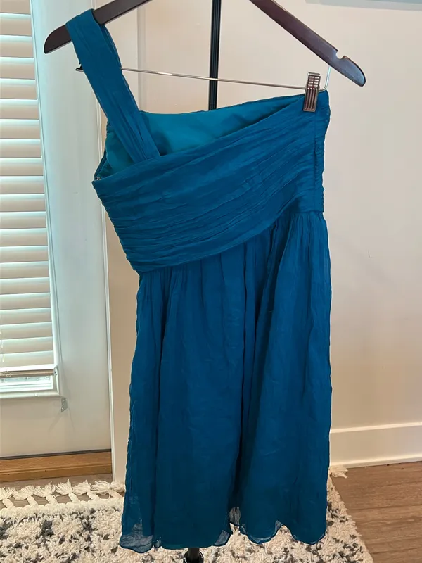 J.Crew Blue Dress Sleeveless. Size 4 - Image 2