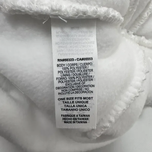 Nike Golf Beanie Pom Ear Flaps White Lined Women’s One Size Ski Snow Warm - Image 5