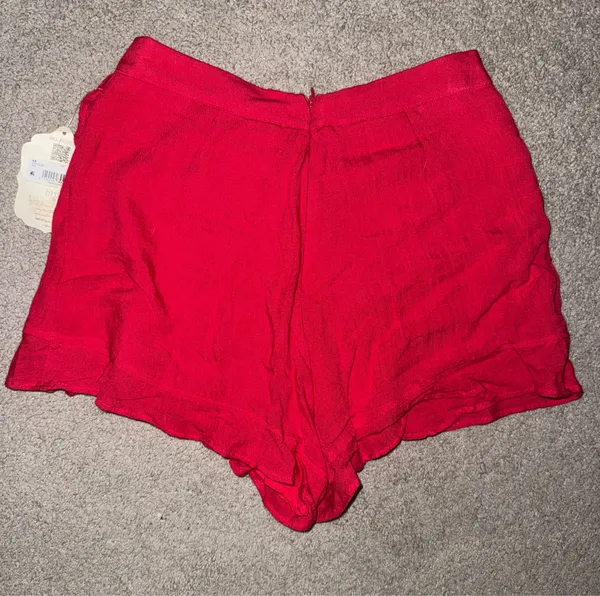 NWT Altar’d State Red Skort Size Small Zip Back - Image 6