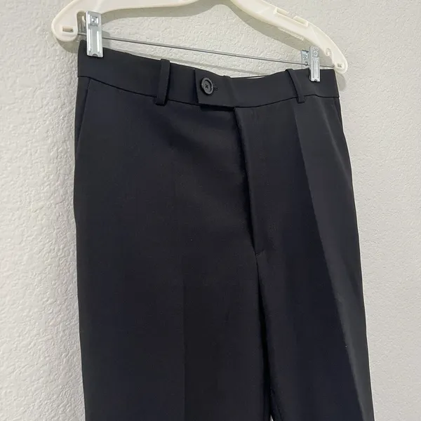 Helmut Lang Black Trouser Pants Size 6 Career Work High rise - Image 2