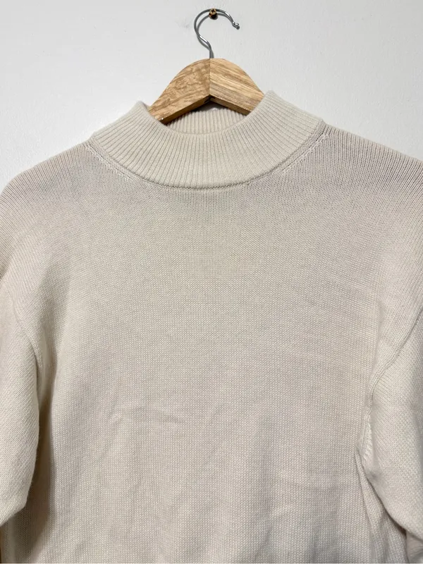 Aritzia Wilfred Free Wool Cotton Harper Sweater Size XS Oversized minimalist - Image 4