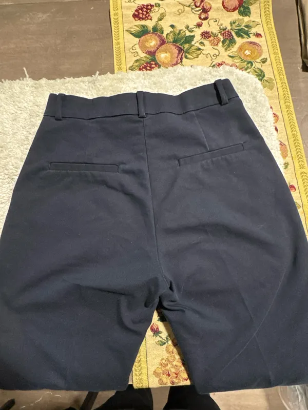 H&M Women’s pants blue dark dress - Image 4