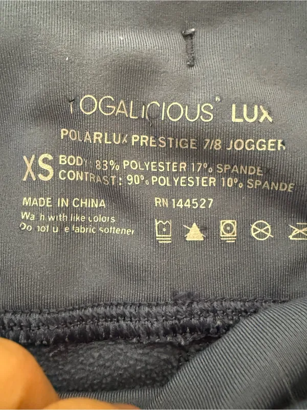 Yogalicious Lux Polarlux Prestige 7/8 Jogger Purple XSmall EUC - Image 4