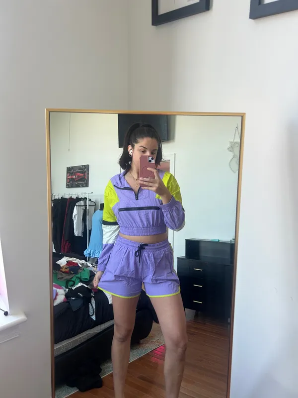 SheIn Purple shirts and jacket set - Image 4