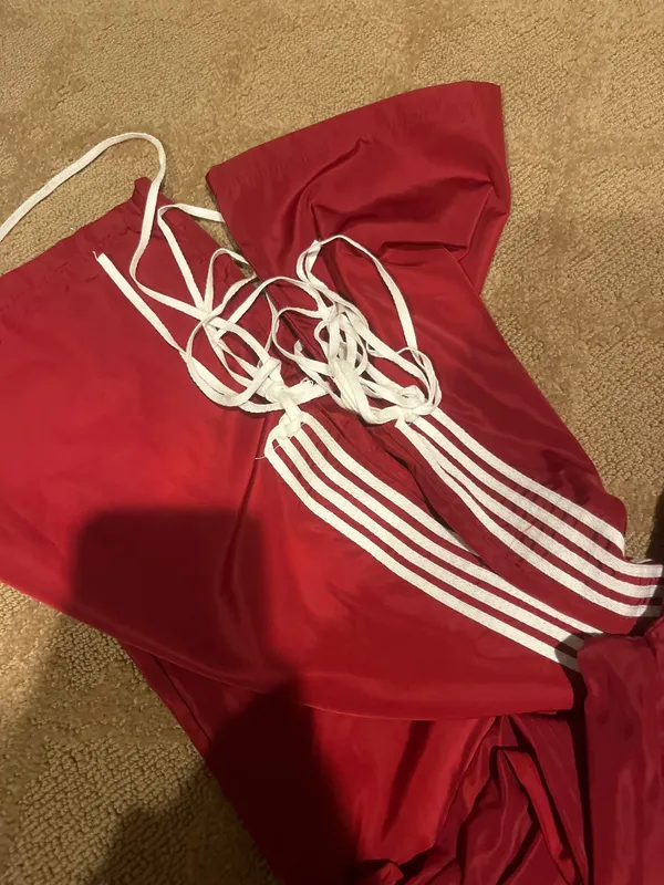 Edikted Track Pants Ribbon - Image 2