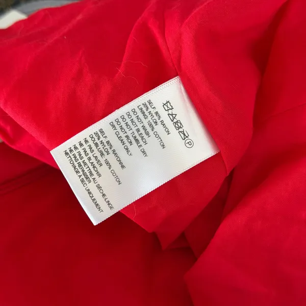 Urban Outfitters Red Ruffle Midi Skirt - Image 5