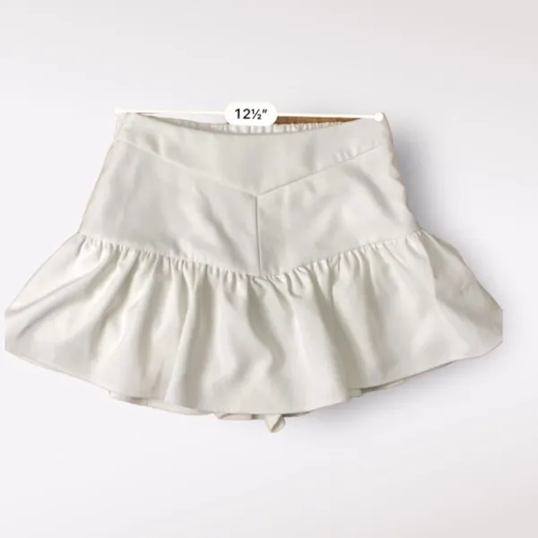 Endless‎ Rose White Mini Skort Size S - Image 4